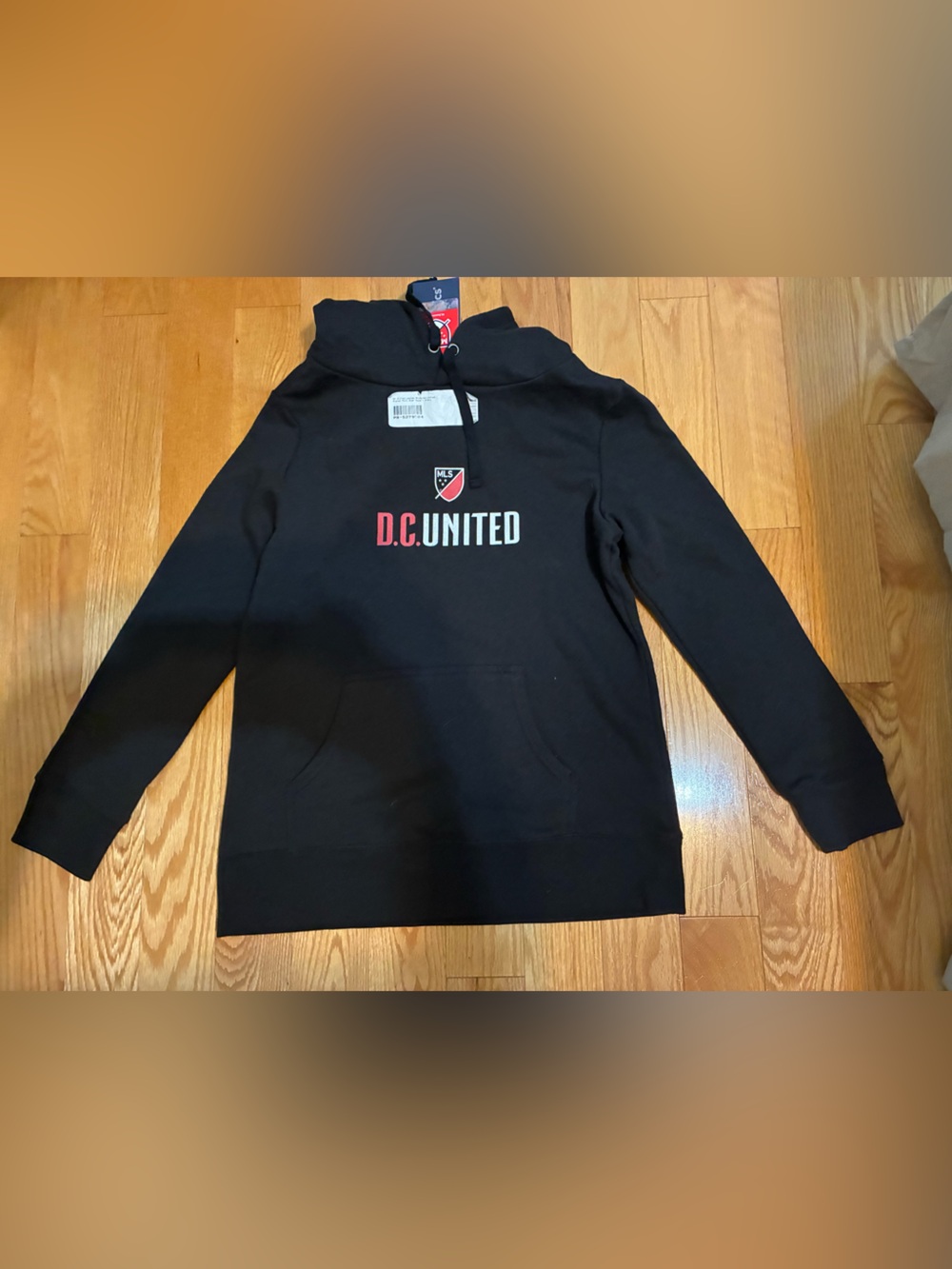 NWT Fanatics D.C. United Black Pullover Hoodie Women’s Medium
